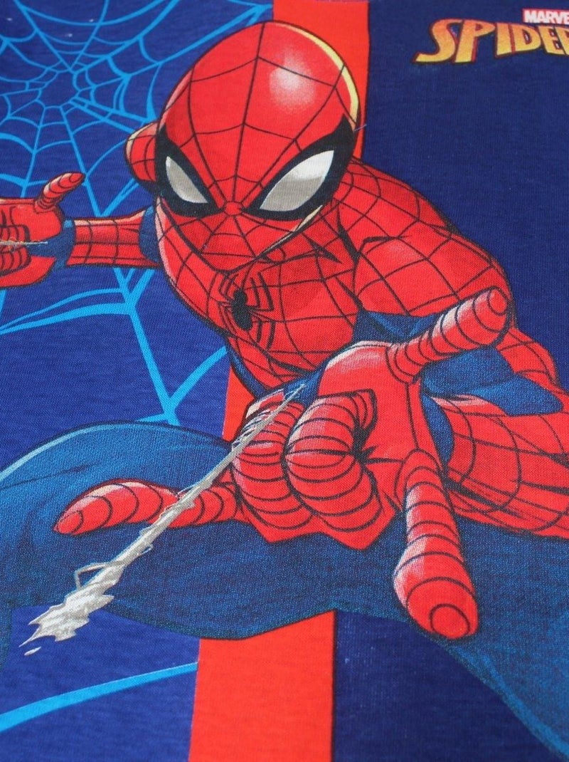 Marvel - Ensemble ​​T-shirt short Imprimé Spiderman Bleu - Kiabi