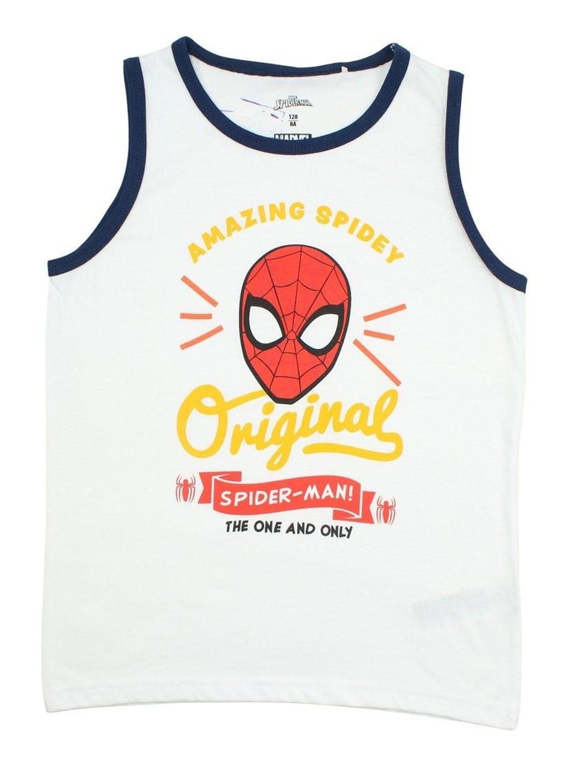 Marvel - Ensemble ​​T-shirt short Imprimé Spiderman Bleu marine - Kiabi