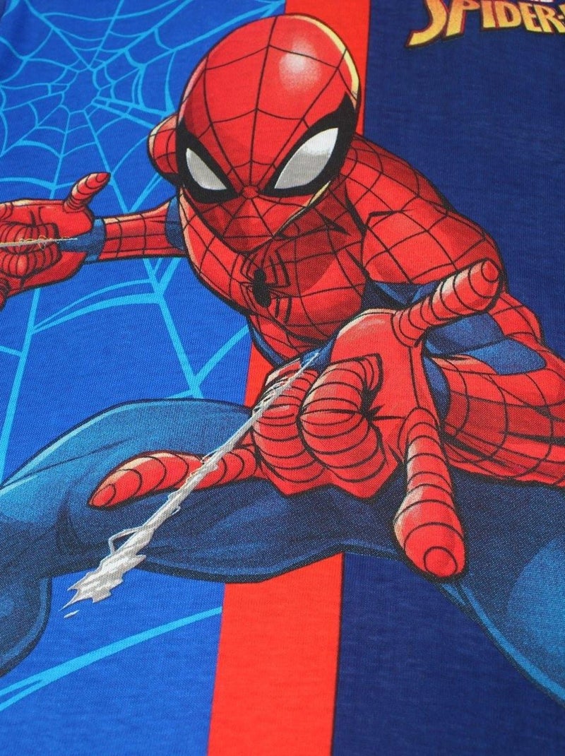 Marvel - Ensemble ​​T-shirt short Imprimé Spiderman Bleu marine - Kiabi