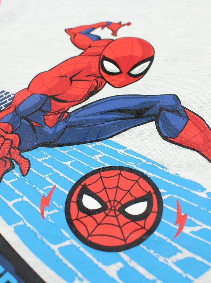 Marvel - Ensemble ​​T-shirt short Imprimé Spiderman Rouge - Kiabi