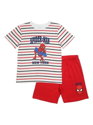 Marvel - Ensemble ​​T-shirt short Imprimé Spiderman