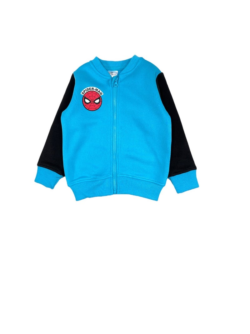 Marvel - Ensemble veste et pantalon jogging garçon à imprimé Bleu - Kiabi