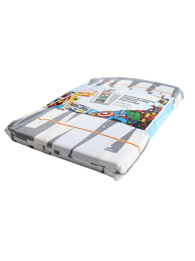 Marvel - Housse de couette 140x200 avec personnage garçon Blanc - Kiabi