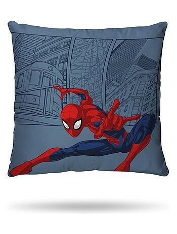 MARVEL - Housse de couette Spiderman 140x200 cm - 100% Coton - Bleu