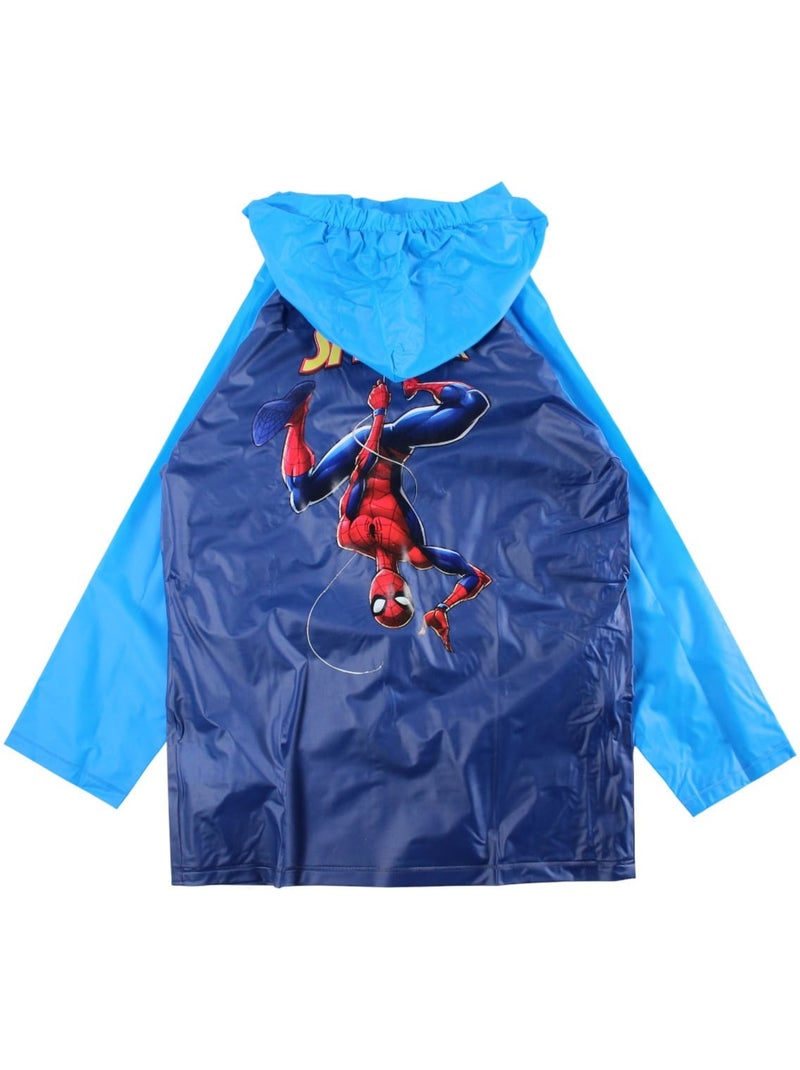 Marvel - Imperméable de pluie Spiderman garçon Bleu marine - Kiabi