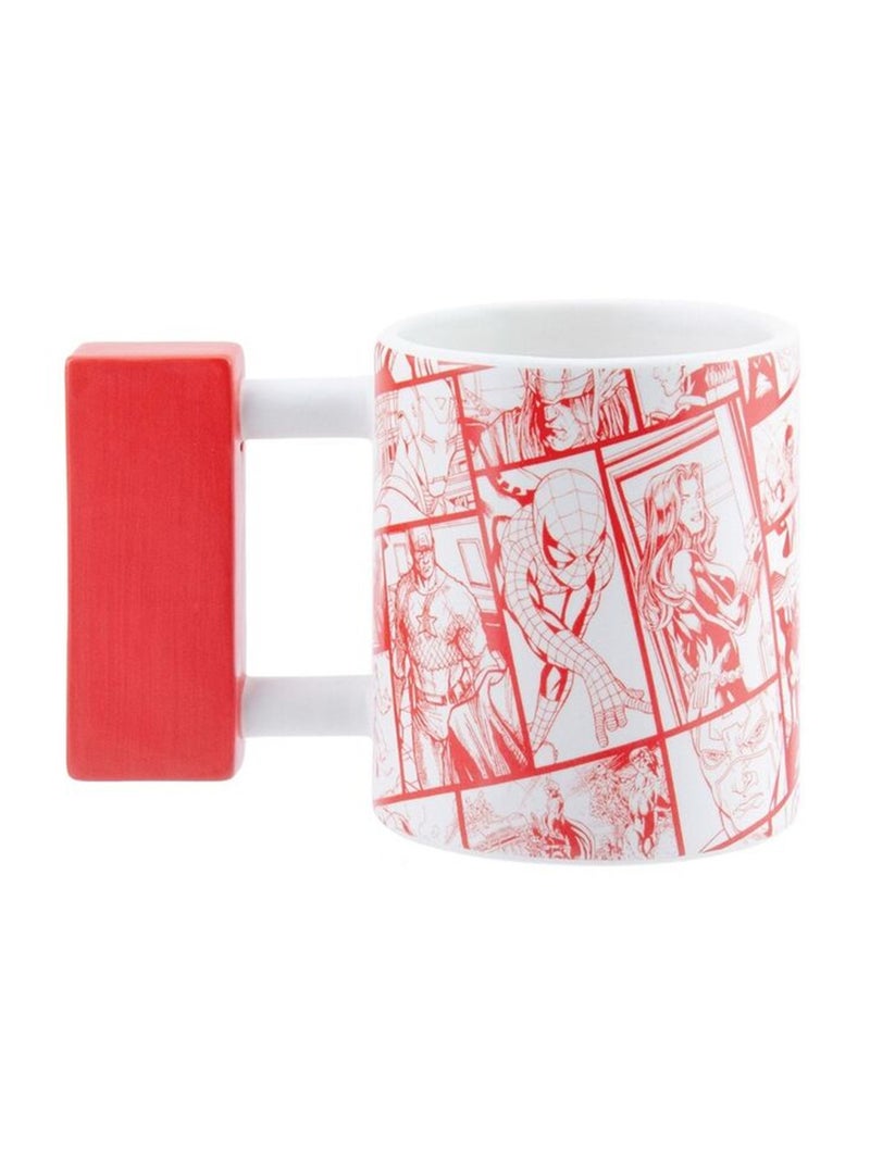 Marvel - Mug motif/style Façonné Blanc/Rouge - Kiabi