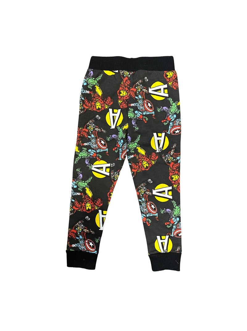 Marvel - Pantalon de jogging détente garçon Noir - Kiabi
