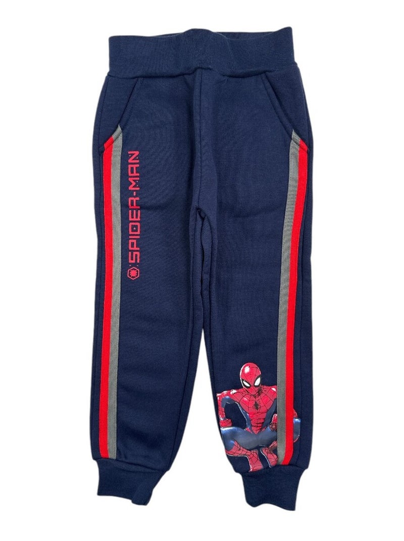Marvel - Pantalon De Jogging imprimé Spiderman Bleu marine - Kiabi