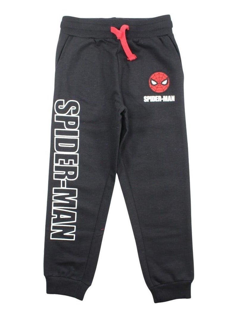 Marvel - Pantalon De Jogging imprimé Spiderman en coton Noir - Kiabi