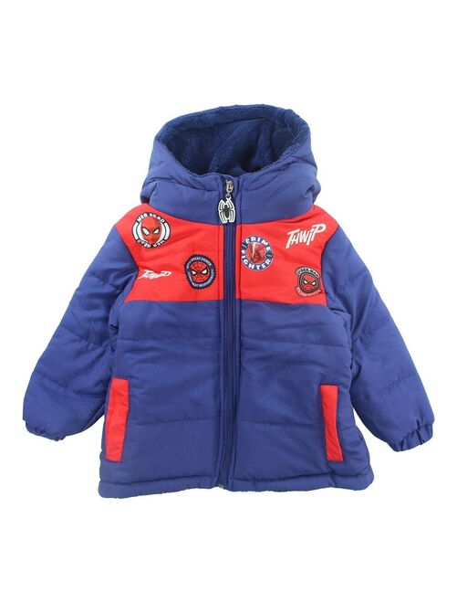 Marvel - Parka garçon imprimé Spiderman - Kiabi