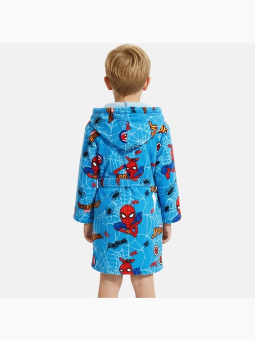 Marvel - peignoir à capuche imprimé avec ceinture - Kiabi