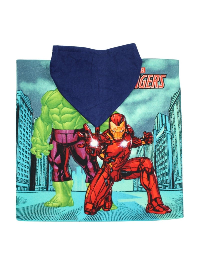 Marvel - Poncho avengers Vert - Kiabi