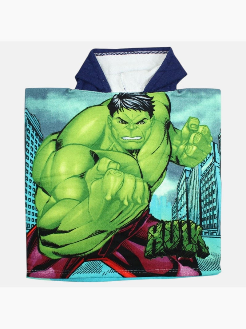 Marvel - Poncho de bain avec imprimé garçon Vert - Kiabi