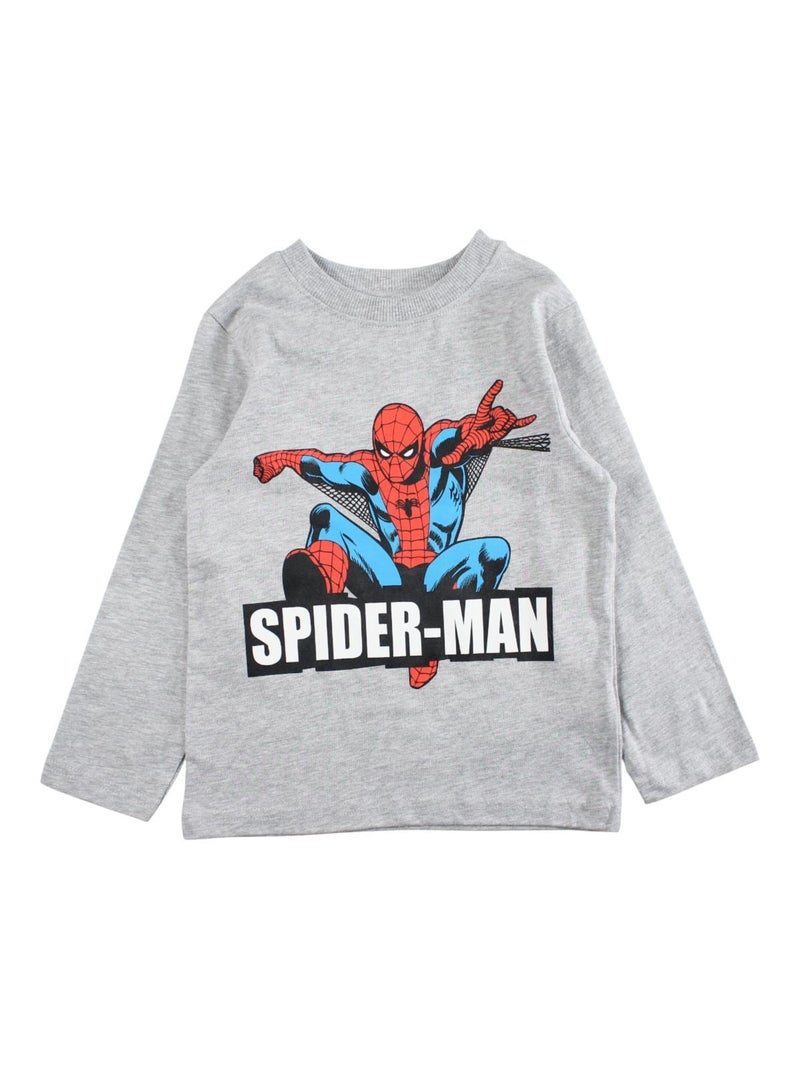 Marvel - Pyjama coton garçon à imprimé Gris - Kiabi