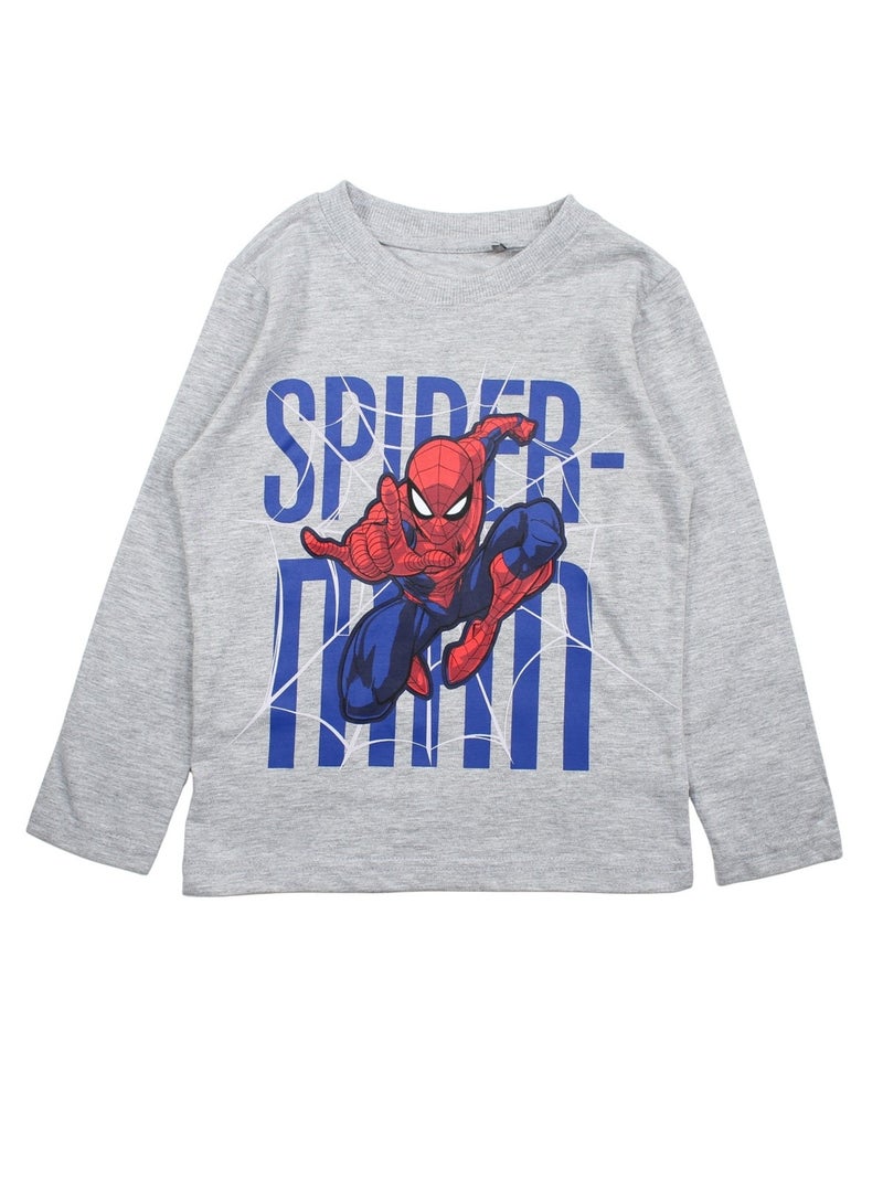Marvel - Pyjama garçon Spiderman Gris - Kiabi