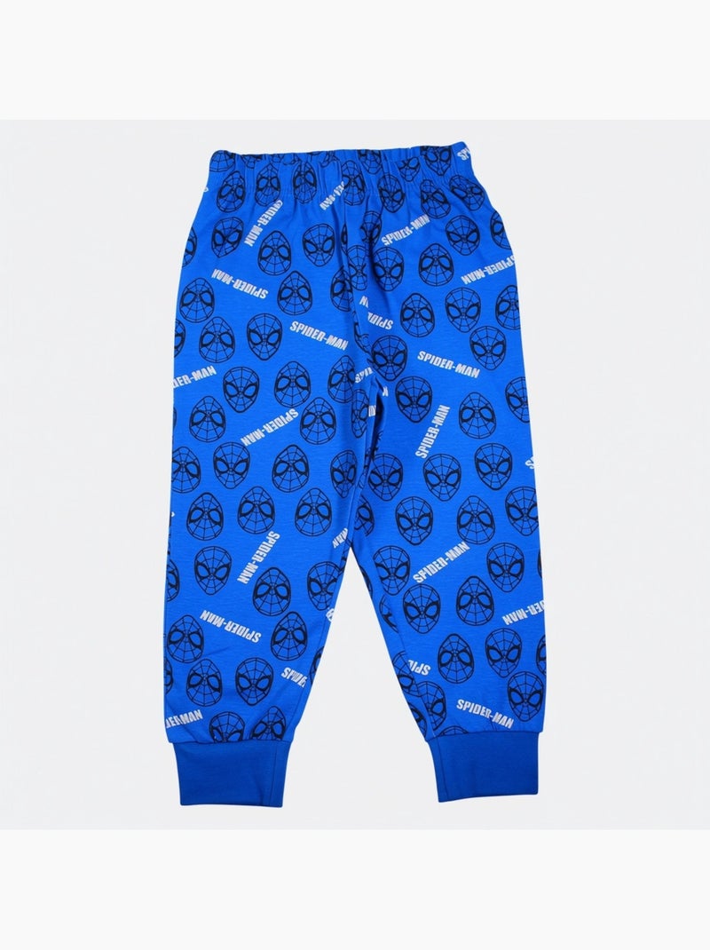 Marvel - pyjama imprimé manches longues, col rond Bleu - Kiabi