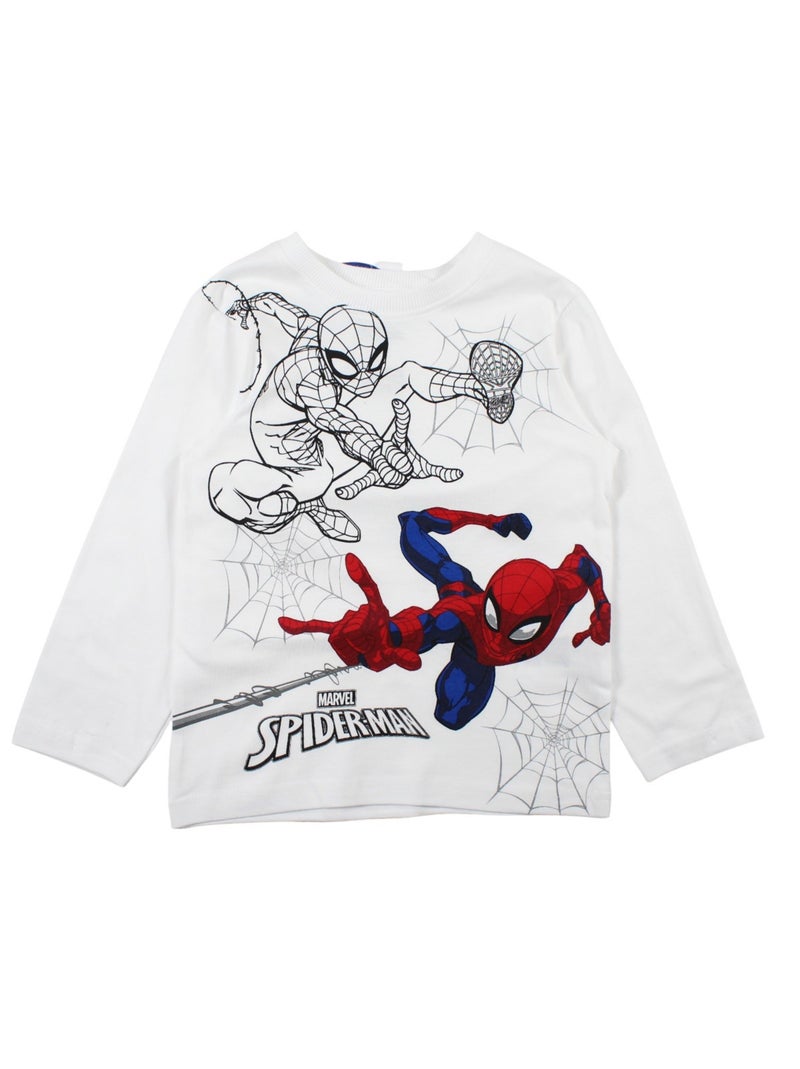 Marvel - pyjama imprimé manches longues, col rond Rouge - Kiabi