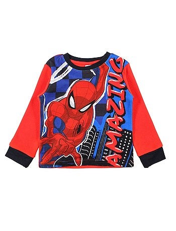 Marvel - pyjama polaire imprimé manches longues, col rond