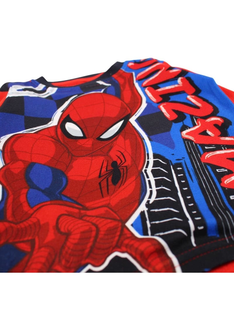 Marvel - pyjama polaire imprimé manches longues, col rond Noir - Kiabi