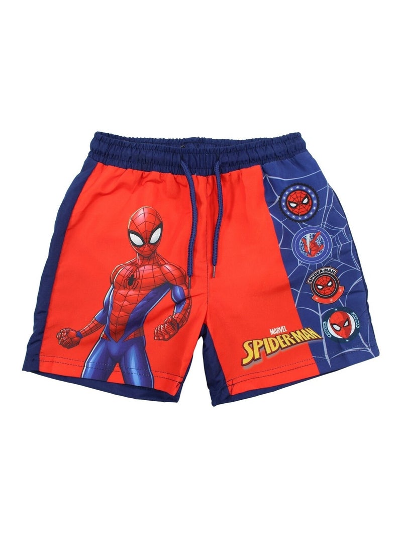 Marvel - Short De Bain imprimé Spiderman Bleu marine - Kiabi