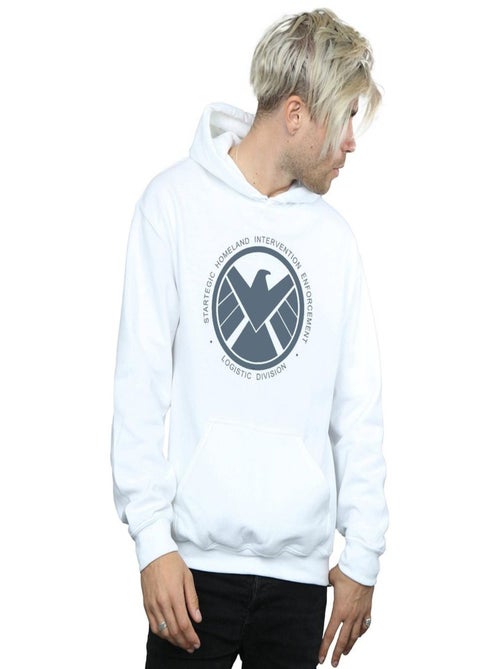 Marvel - Sweat à capuche AGENTS OF SHIELD LOGISTICS DIVISION - Kiabi Marvel - Sweat à capuche AGENTS OF SHIELD LOGISTICS DIVISION - Kiabi
