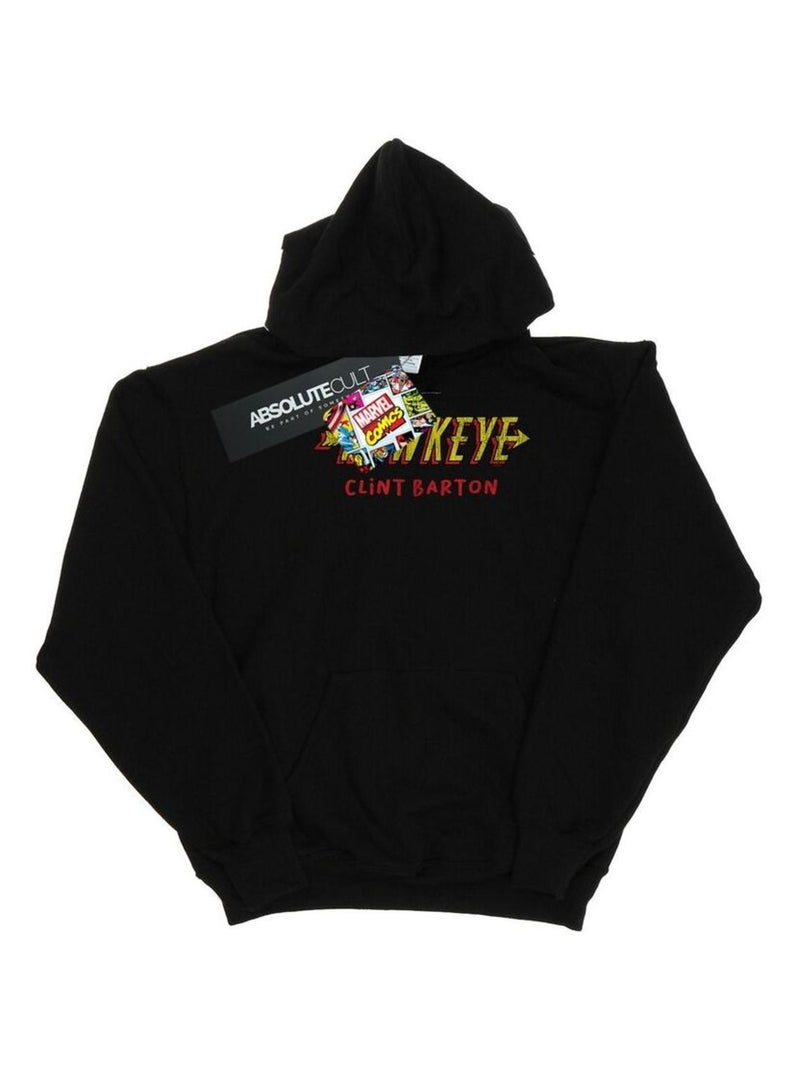 Marvel - Sweat à capuche AKA CLINT BARTON Noir - Kiabi