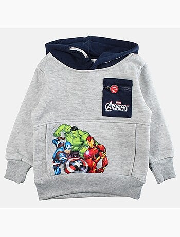 Marvel - Sweat à capuche avec poche kangourou