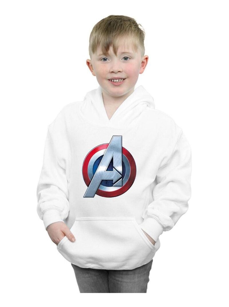 Marvel - Sweat à capuche AVENGERS Blanc - Kiabi