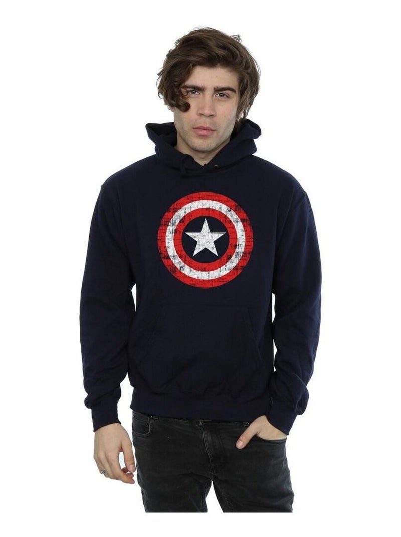 Marvel - Sweat à capuche AVENGERS Bleu marine - Kiabi