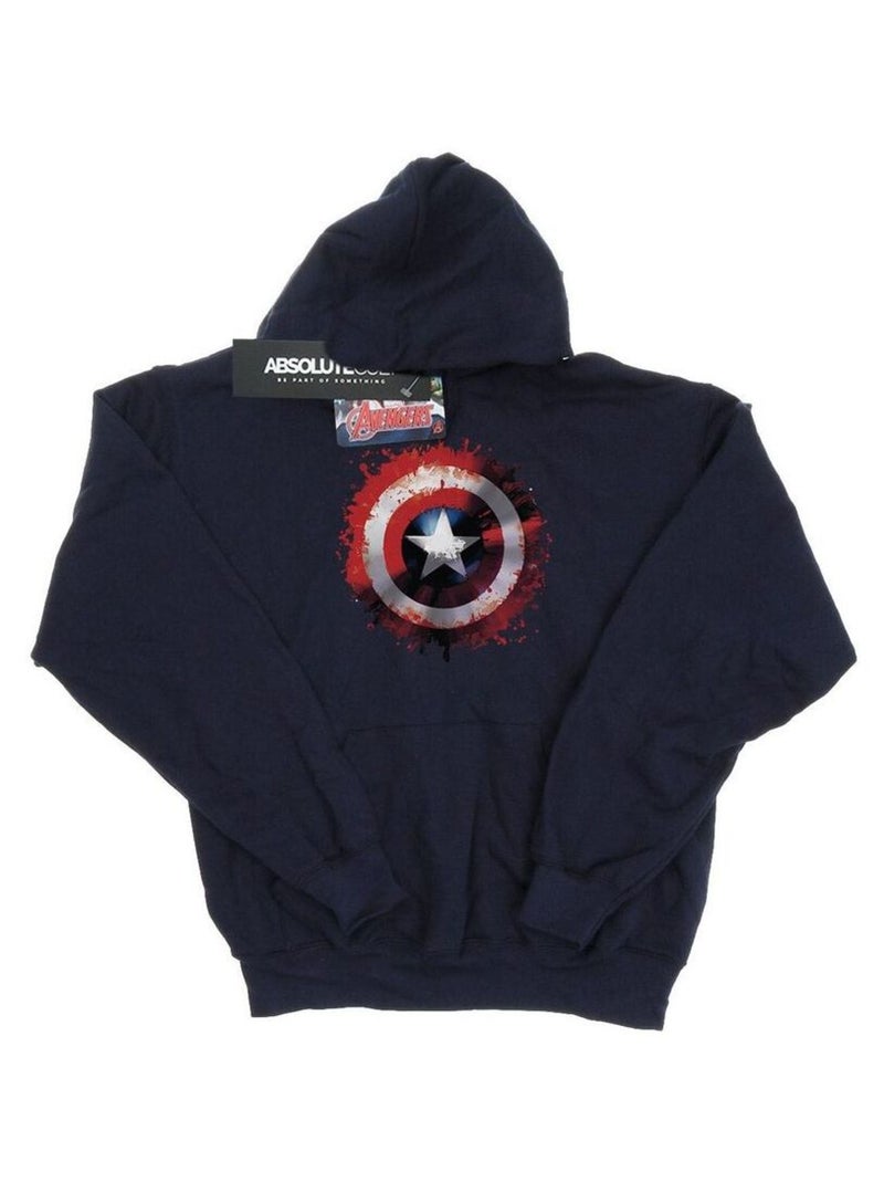 Marvel - Sweat à capuche AVENGERS Bleu marine - Kiabi