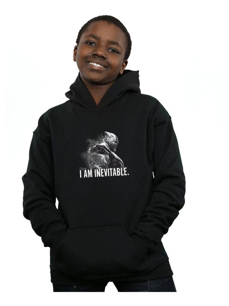 Marvel - Sweat à capuche AVENGERS ENDGAME AM INEVITABLE Noir - Kiabi
