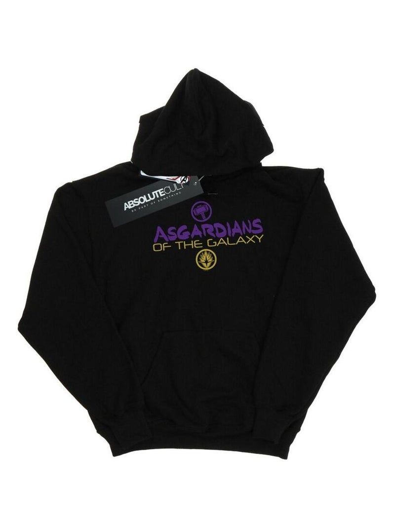 Marvel - Sweat à capuche AVENGERS ENDGAME ASGARDIANS OF THE GALAXY Noir - Kiabi