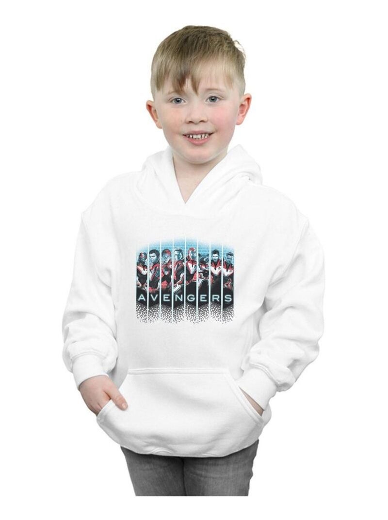 Marvel - Sweat à capuche AVENGERS ENDGAME ASSEMBLE Blanc - Kiabi