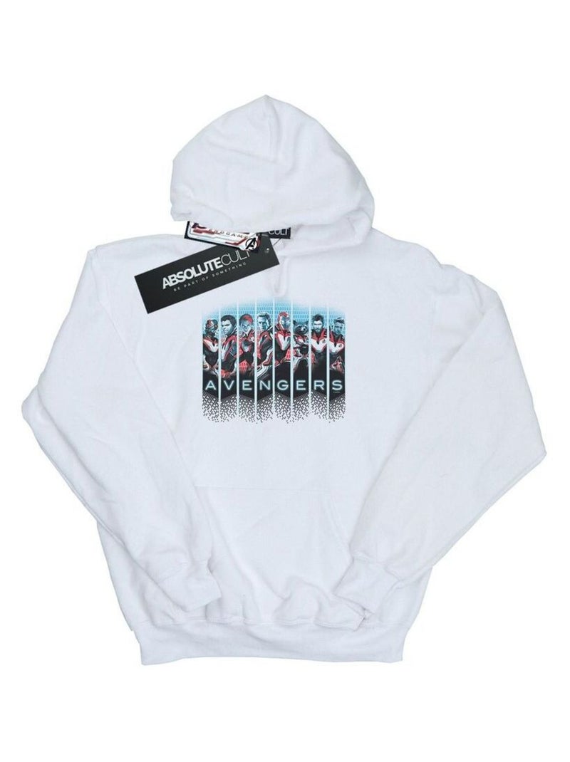 Marvel - Sweat à capuche AVENGERS ENDGAME ASSEMBLE Blanc - Kiabi