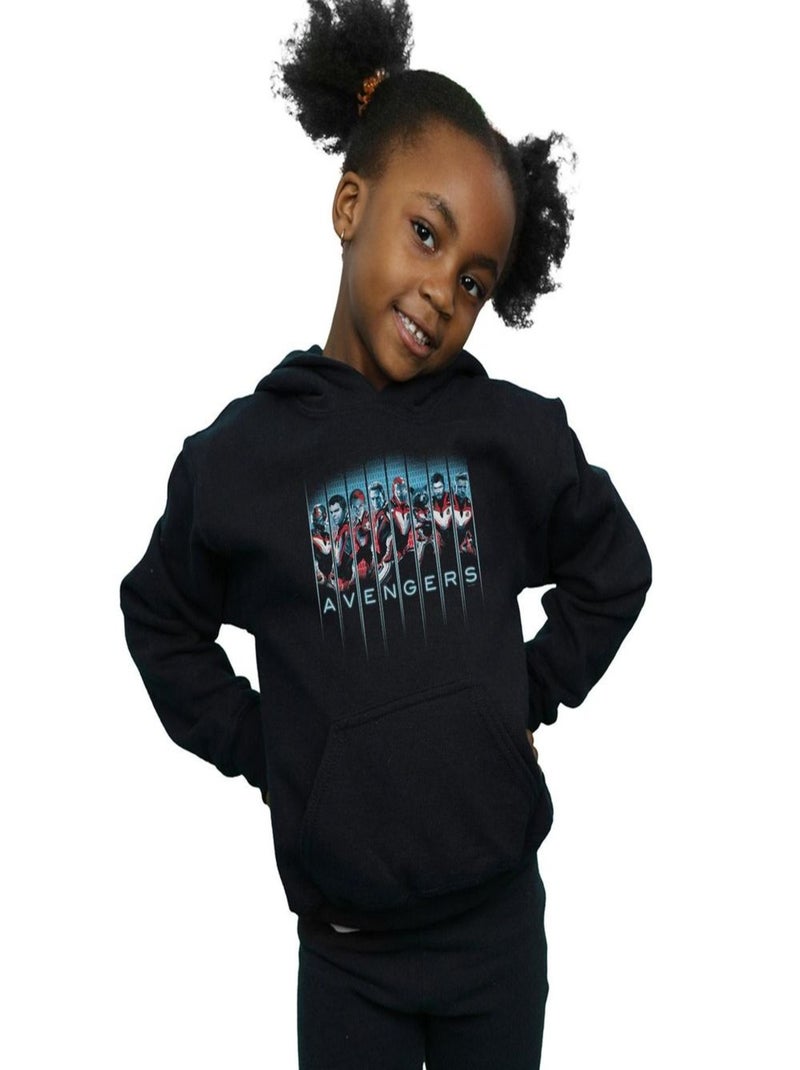 Marvel - Sweat à capuche AVENGERS ENDGAME ASSEMBLE Noir - Kiabi