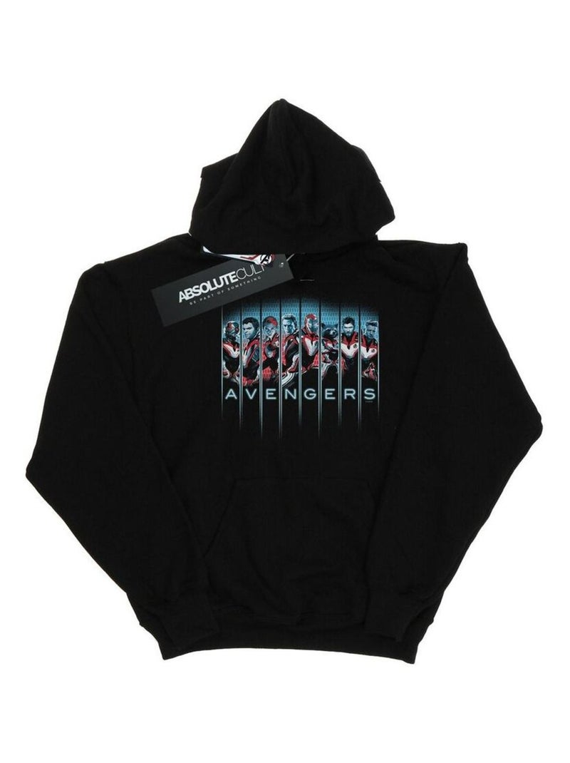 Marvel - Sweat à capuche AVENGERS ENDGAME ASSEMBLE Noir - Kiabi