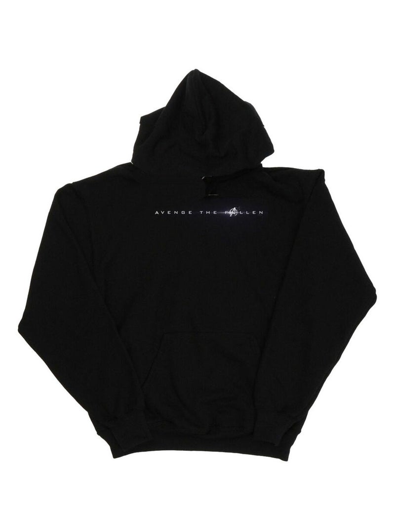 Marvel - Sweat à capuche AVENGERS ENDGAME AVENGE THE FALLEN Noir - Kiabi