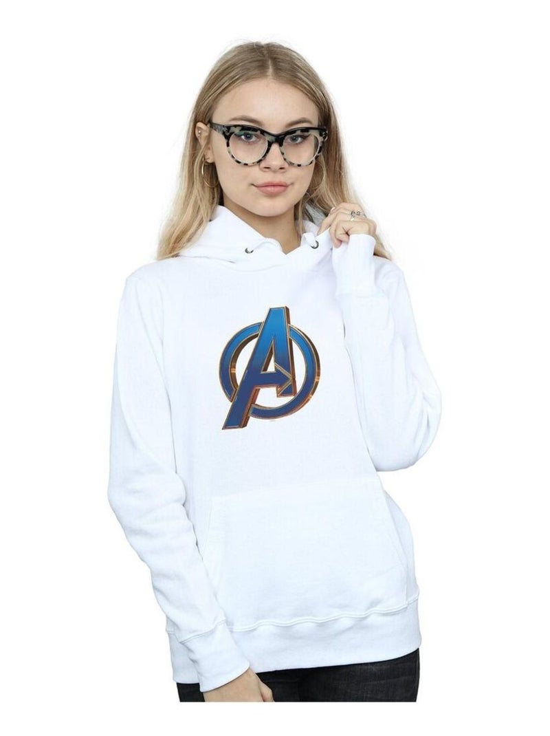 Marvel - Sweat à capuche AVENGERS ENDGAME Blanc - Kiabi