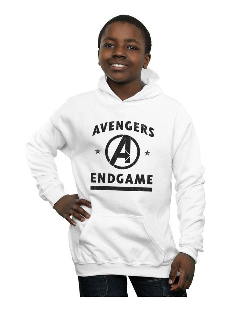 Marvel - Sweat à capuche AVENGERS ENDGAME Blanc - Kiabi