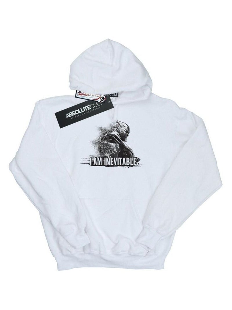 Marvel - Sweat à capuche AVENGERS ENDGAME Blanc - Kiabi