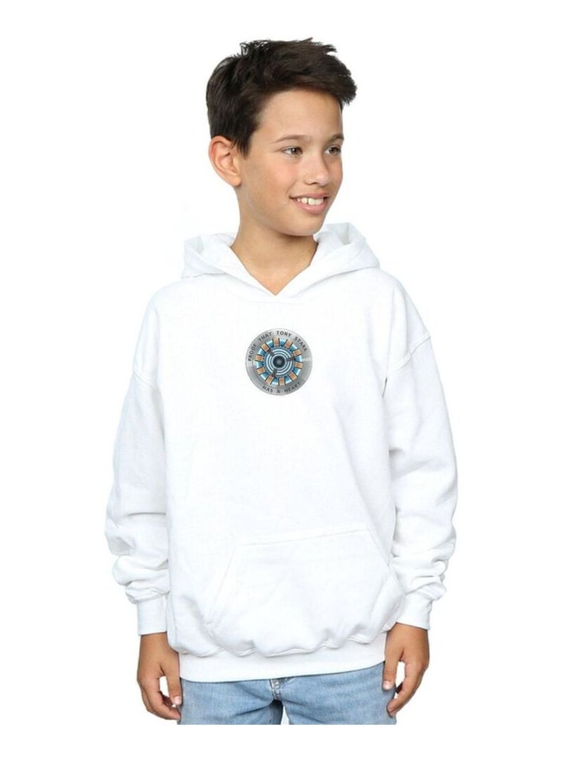 Marvel - Sweat à capuche AVENGERS ENDGAME Blanc - Kiabi