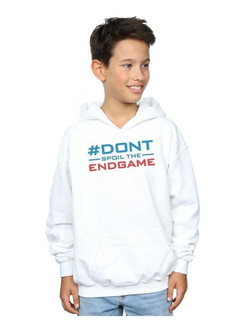 Marvel - Sweat à capuche AVENGERS ENDGAME DON'T SPOIL THE ENDGAME - Kiabi