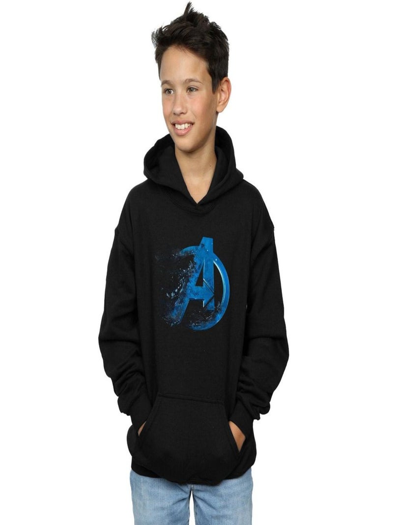 Marvel - Sweat à capuche AVENGERS ENDGAME Noir - Kiabi