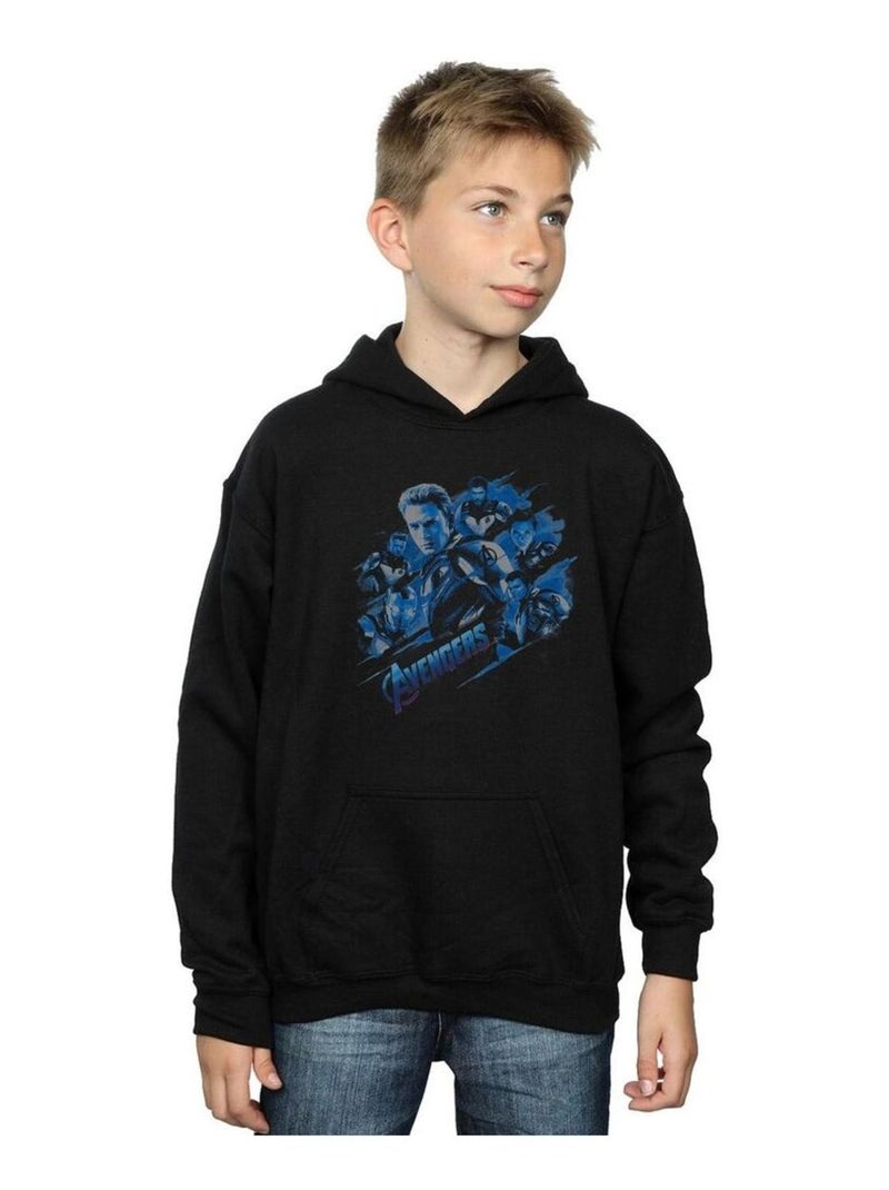 Marvel - Sweat à capuche AVENGERS ENDGAME Noir - Kiabi