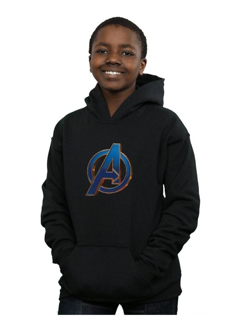 Marvel - Sweat à capuche AVENGERS ENDGAME Noir - Kiabi