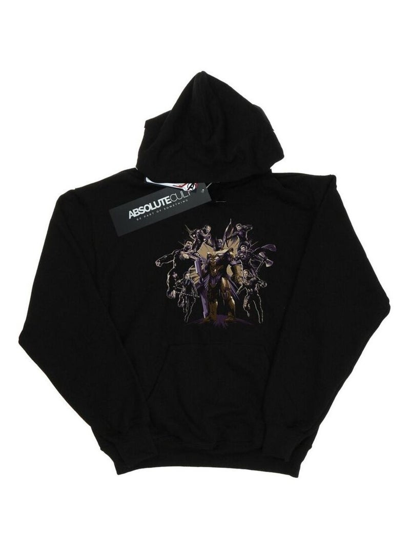 Marvel - Sweat à capuche AVENGERS ENDGAME Noir - Kiabi