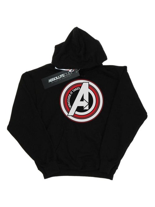 Marvel - Sweat à capuche AVENGERS ENDGAME WHATEVER IT TAKES SYMBOL - Kiabi Marvel - Sweat à capuche AVENGERS ENDGAME WHATEVER IT TAKES SYMBOL - Kiabi