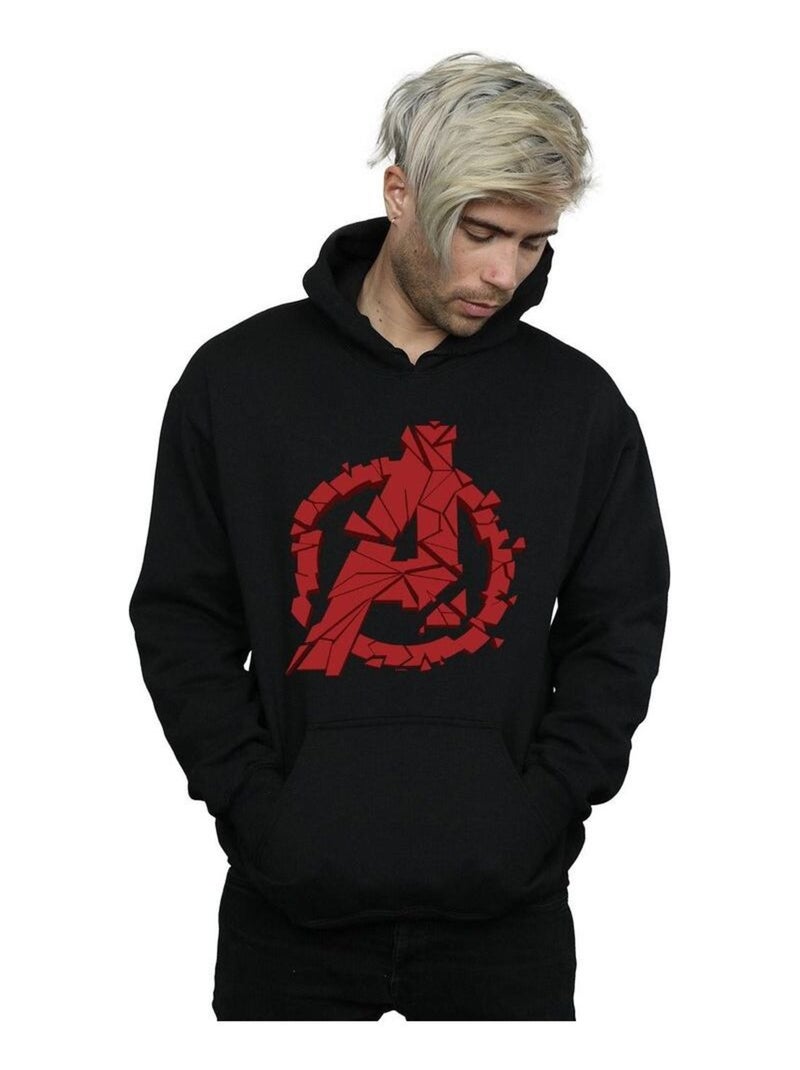 Marvel - Sweat à capuche AVENGERS ENDGAMEED Noir - Kiabi