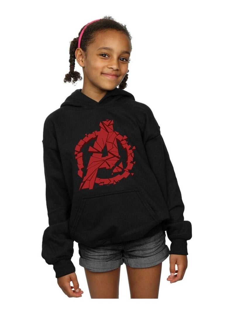 Marvel - Sweat à capuche AVENGERS ENDGAMEED Noir - Kiabi