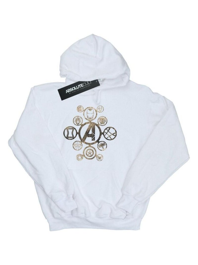 Marvel - Sweat à capuche AVENGERS INFINITY WAR Blanc - Kiabi